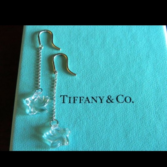 Tiffany & Co. Jewelry - Tiffany & Co Peretti Silver Rock Crystal Star Ear